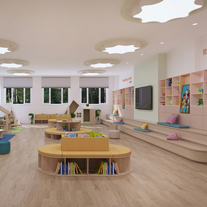 Mueble Organizador de Juguetes Montessori para Preescolar, Armario Combinado, Zona de Arte para Jardín de Infancia, Conjunto de Muebles Infantiles - Product Image 3