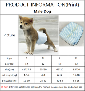 Pañales Desechables para Mascotas al por Mayor, Súper Absorbentes y Suaves, para Perros Machos y Hembras, Suministros para Mascotas - Product Image 5