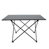 Nouvelle table pliante portable en alliage d'aluminium durable, imperméable, pour le camping, les loisirs, les parcs, meubles d'extérieur