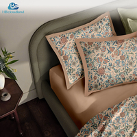 Parures de Lit de Luxe en Coton Cloudland Sur Mesure pour Designers, Draps Imprimés de Marque de Luxe, Ensembles de Literie en Coton, Housses de Couette