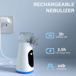 Nébuliseur numérique portable mini maille certifié CE, inhalateur médical silencieux avec recharge USB pour usage domestique et commercial - Product Image 5