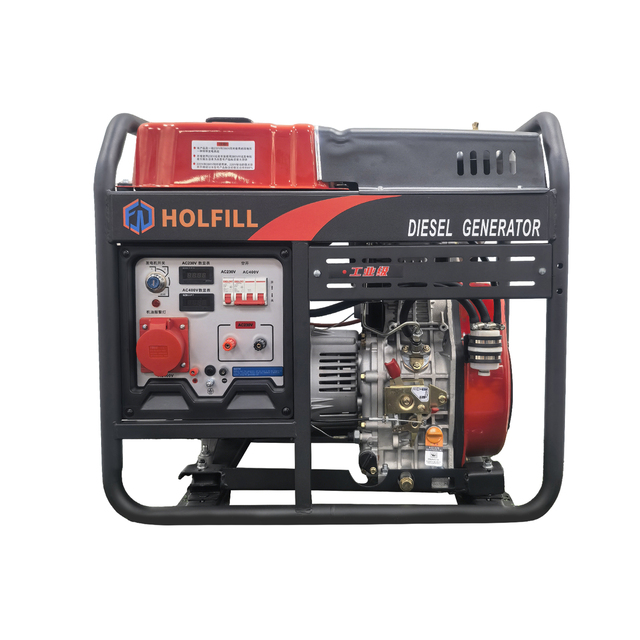 50Hz Diesel Generator 8kW 8.5kW Double Pressure 195F Electric Start Open Type Steady Power
