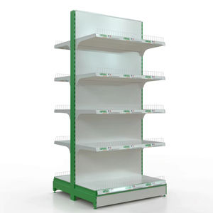 Estantes de Supermercado con Recubrimiento de Polvo Negro, Panel Trasero Perforado Multicapa, para Hipermercados, Suministro al por Mayor de China - Product Image 1