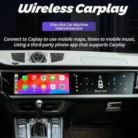 Radio de navigation GPS stéréo Android 15 pour Macan 2014-2016, Carplay, double écran 12,3+12,3 pouces, tableau de bord multimédia, 1 an