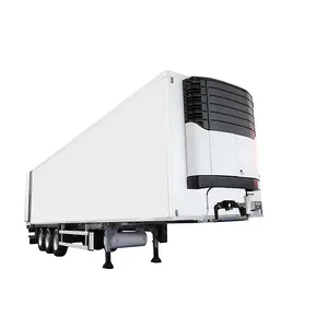 中国トップメーカー3アクスル53Ftサーモキングリーファートレーラーフリーザーボックスキャリア冷蔵輸送用冷蔵トレーラー