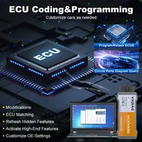 VXDIAG J2534 Programación de ECU VCX NANO NX300 para VOLVO 2014D Herramienta de Diagnóstico con Codificación Dice, Diagnóstico Automático Obd2 para Todos los Sistemas, Actualización Gratuita A+