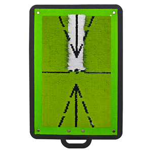 Tapis <span class=keywords><strong>de</strong></span> <span class=keywords><strong>golf</strong></span> 2-en-1 30*60 cm pour entraînement en intérieur avec aides à la pratique du <span class=keywords><strong>swing</strong></span> et du chipping pour golfeurs - Product Image 1