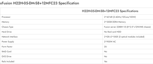 H22h-05-dm-s8+12mfc23, เซิร์ฟเวอร์ Xfusion Fusionserver 2288h V5 แบบติดตั้งในตู้แร็ค, 8*2.5 นิ้ว + 12 ช่องใส่ไดรฟ์ Nvme รุ่นมาตรฐาน H22h-0 - Product Image 4