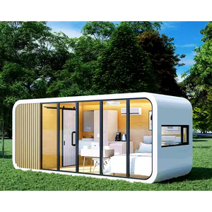 Cabina modular económica prefabricada, pequeña casa de contenedores, cabina de manzana prefabricada móvil con cocina y baño para uso en centros comerciales o hoteles - Product Image 3