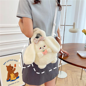 Bolso de Peluche con Forma de Aguacate con USB Anti-Robo y GPS, Bolso Cruzado Bonito y Elegante para Gatos y Unisex, Directo de Fábrica - Product Image 4