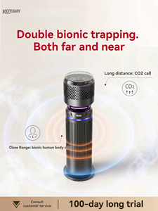 Piège à moustiques bionique commercial extérieur anti-parasites, <span class=keywords><strong>machine</strong></span> de capture d'insectes par aspiration à simulation de <span class=keywords><strong>CO2</strong></span> pour grands espaces ouverts - Product Image 4