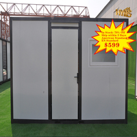 Toilettes préfabriquées détachables de haute qualité douche toilettes mobiles portables pour hôtels fabriqués en panneau sandwich matériau conteneur maison