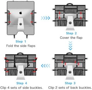 Échantillon gratuit Sac pour ordinateur portable étanche Étui pour PC Transport Coque rigide EVA avec poignée en caoutchouc Personnalisé Voyage Étanche Antichoc - Product Image 3
