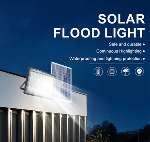 High Brightness <strong>Solar</strong> Powered Flood Light 300 Watt 500W <strong>Solar</strong> Flood Lamp with IP65 Waterproof for <strong>Outdoor</strong> Garden <strong>Lighting</strong> - Product Image 3