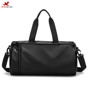 Sac de sport imperméable uni grande capacité pour hommes, sac de voyage fourre-tout, vente en gros d'usine, commande en vrac mixte, prêt à expédier - Product Image 1