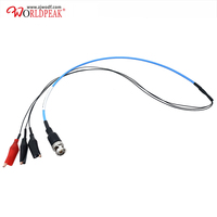 Cable de prueba triaxial coaxial TRX316 PL75-47 TRB macho a pinzas de cocodrilo para electrometro y fuente de medición 6514, 6487, 6517, 2635B