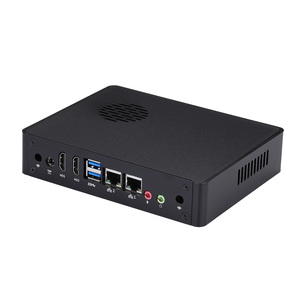 Qotom Mini PC q30400s loạt 4th/5th Gen <span class=keywords><strong>Intel</strong></span> <span class=keywords><strong>Celeron</strong></span> <span class=keywords><strong>Core</strong></span> i3 i5 i7 Bộ vi xử lý onboard hoạt động làm mát Thiết kế 2X LAN, 2X HD - Product Image 3