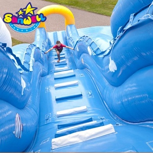 Công Viên Giải Trí Ngoài Trời Inflatable Big Slide Trượt Nước Cho Inflatable Aqua Park <span class=keywords><strong>Games</strong></span> - Product Image 3