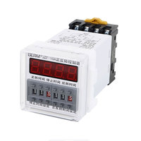 Dijital Led programlanabilir zamanlayıcı röle anahtarı Dc 12v 24v soket tabanı ile 220v döngüsü kontrol gecikme endüstriyel otomasyon