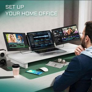 <span class=keywords><strong>Monitor</strong></span> Portatile a Doppio Schermo Estensibile per Laptop, Triplo <span class=keywords><strong>Monitor</strong></span> IPS FHD da 15,6 Pollici con Connessione <span class=keywords><strong>Tipo</strong></span> <span class=keywords><strong>C</strong></span> - Product Image 5