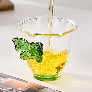 Tazze in Vetro Borosilicato 3D a Forma di Farfalla Colorate, 80ml, Bicchieri per Espresso, Mini Tazze da Caffè - Product Image 6