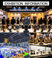 Montre automatique arabe de haute qualité avec logo personnalisé, montre mécanique de luxe élégante pour hommes, étanche, de marque de créateur
