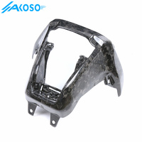 AKOSO 3K ensemble de couvercle de réservoir de carburant en fibre de carbone pour Honda XADV 750 2017 2018 2019