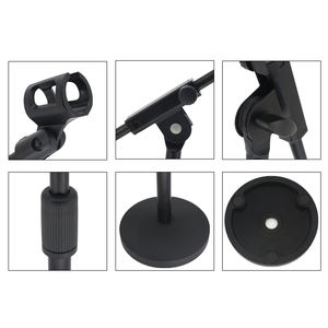 Soporte de Micrófono de Escritorio Profesional para Estudio de <span class=keywords><strong>Podcast</strong></span> con <span class=keywords><strong>Base</strong></span> Redonda de Metal - Product Image 3