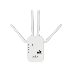 เครื่องขยายสัญญาณไวไฟแบบพกพา ความเร็วสูง รองรับ 2 ย่านความถี่ 1200Mbps พร้อมเสาอากาศกำลังขยายสูง 4 ต้น สีขาว ครอบคลุมพื้นที่ 100-120 ตร.ม. จัดส่งรวดเร็ว - Product Image 4