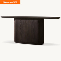 Table console minimaliste en bois massif pour salon, bureau à domicile, appartements