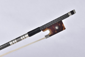 Archet de violon 4/4 en fibre de carbone tressée argentée bien équilibrée, avec crin de cheval de <span class=keywords><strong>Mongolie</strong></span>, haute qualité - Product Image 3