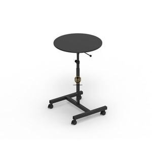 Soporte de metal personalizable para proyector con altura extensible y ruedas ajustables - Product Image 1
