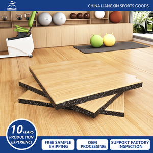 Tapetes <span class=keywords><strong>de</strong></span> Piso <span class=keywords><strong>de</strong></span> Goma y <span class=keywords><strong>Madera</strong></span>, Pisos Compuestos para Gimnasio con Superficie <span class=keywords><strong>de</strong></span> Goma Natural para Interiores - Product Image 2