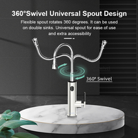 Briwellna 3.2kW acier inoxydable 304 robinet d'eau chaude électrique chauffe-eau instantané robinet bec Flexible salle de bain hôpital unique