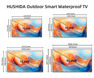 Televisori Smart da 55-85 Pollici con Interfaccia WiFi, Android 4K, per Intrattenimento all'Aperto, Schermo <span class=keywords><strong>Grande</strong></span>, Resistenti a Pioggia e Sole - Product Image 6