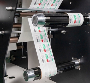 VR320X roll to roll digital label die cutter 4 heads label cutting machine with knife cutting cold <b>laminate</b> label cutter - Product Image 6