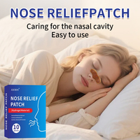 Patch nasal à application facile, longue durée, à base d'extraits naturels de plantes, sans danger pour la peau, pour adultes et enfants, soulagement des inconforts nasaux - Vente chaude