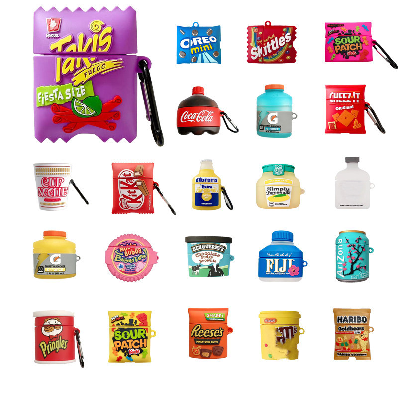 Модный чехол для airpod 1 2 3 pro 2021, роскошные брендовые Чехлы для зарядки, милый мультяшный 3d защитный силиконовый чехол для airpods