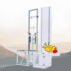 CE Precio bajo 500Kg Plataforma elevadora de riel vertical Elevador de carga hidráulico fijo para interiores y exteriores Story - Product Image 1