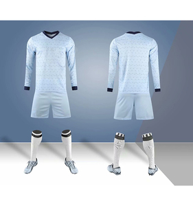 Los <span class=keywords><strong>niños</strong></span> adultos corriendo fútbol trajes de deporte de Club de fútbol Jersey uniformes - Product Image 2