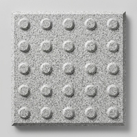 Dalles de pavage tactiles en granit blanc sésame G603 pour métros et trottoirs - Conformes ADA pour la construction de voies pour aveugles