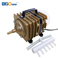 Pompe à air d'aquarium portable électromagnétique DGOzone 60 Lpm, outils pneumatiques, compresseurs d'air électromagnétiques 60 Lpm