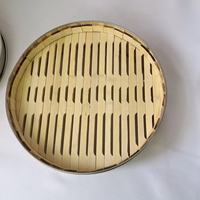 Panier vapeur en bambou de Sichuan naturel de 10 pouces, haute qualité, trois niveaux avec couvercle, pour dim sum, en promotion
