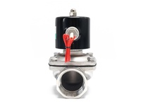 Vanne Solénoïde Série 2S en Acier Inoxydable Normalement Fermée pour Conduites d'Eau et d'Air 2S025-08 2S-160-15 2S-250-25 2S-350-35 2S-500-50