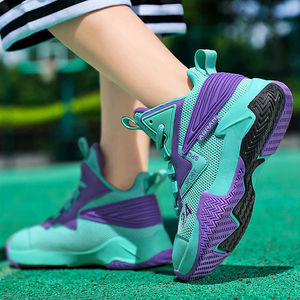 <span class=keywords><strong>Zapatillas</strong></span> de Baloncesto de Caña Alta para Adolescentes al por Mayor Zapatos Casuales de Tela de Talla Grande para Niños Sneakers Deportivos de Caña Alta - Product Image 5