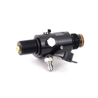 Régulateur de pression pour bouteille d'air HPA 4500 PSI, compatible avec les filetages M18*1.5, pression de sortie 1800 PSI
