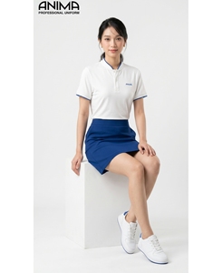 เสื้อโปโลผู้หญิงขายดี ผลิตจากโพลีเอสเตอร์รีไซเคิล 100% น้ำหนัก 200gsm แขนสั้น ระบายอากาศได้ดี น้ำหนักเบา สีสันปรับแต่งได้ - Product Image 1
