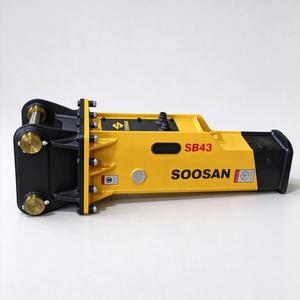 Marteau hydraulique de type boîte Soosan SB43, brise-roche, accessoire de démolition pour excavatrice, qualité supérieure, fourni par l'usine - Product Image 1