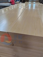 3mm 4mm 5mm 6mm 9mm 12mm 15mm 18mm Panneaux de fibres de bois MDF laminés blancs avec face en mélamine Panneau MDF Hdf pour meubles