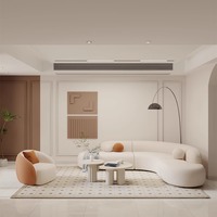 Sofá Seccional Modular en Forma de L para Apartamentos Pequeños, Recepción, Salón de Belleza, Oficina de Ventas, Áreas de Descanso, Pasillos